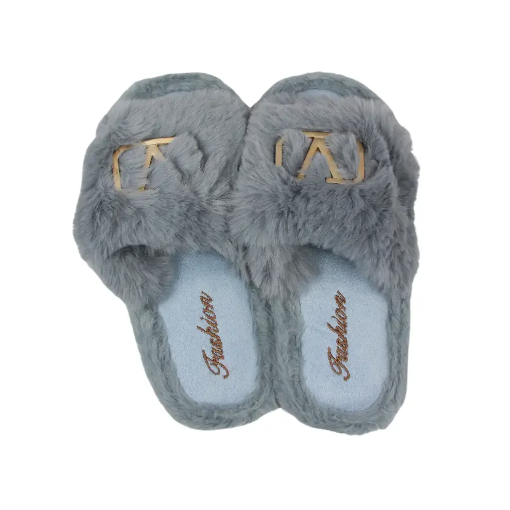 Pantuflas afelpadas diseño especial (3 piezas)