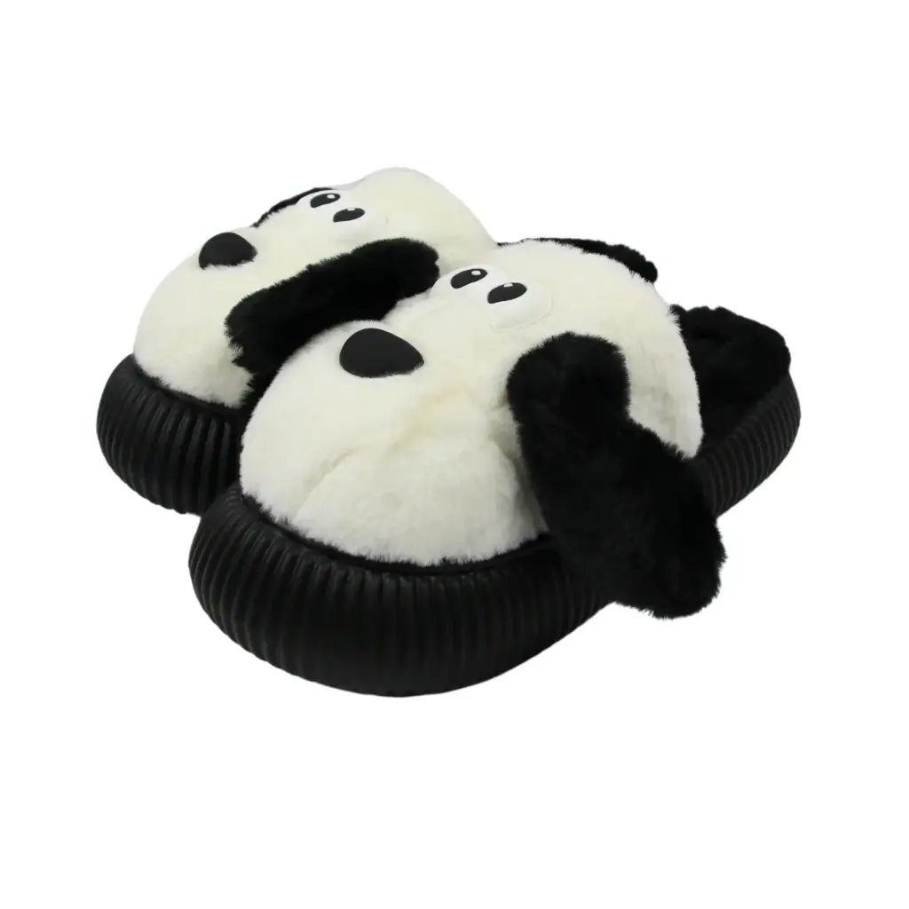 [SLP-28] Pantuflas afelpadas diseño de perro para niño (3 piezas)