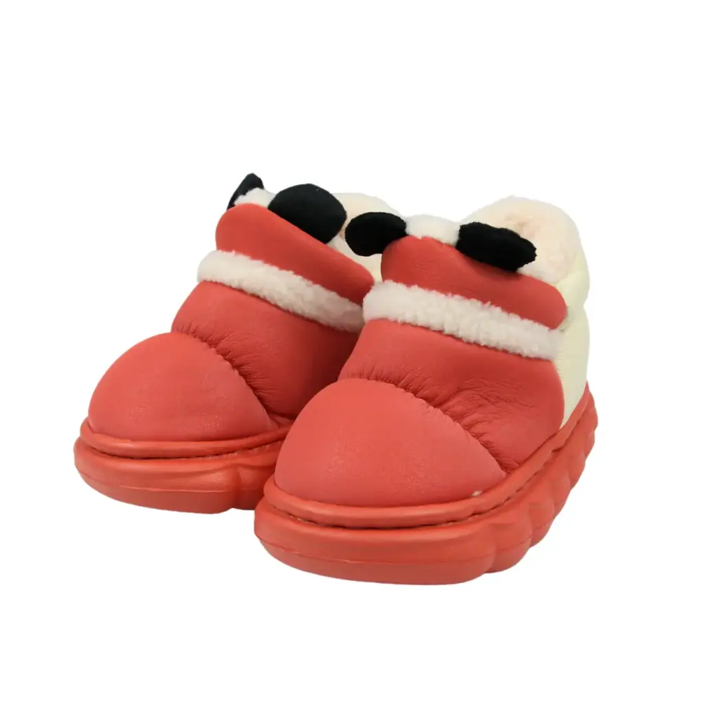 Pantuflas afelpadas tipo botín para niños (3 piezas)