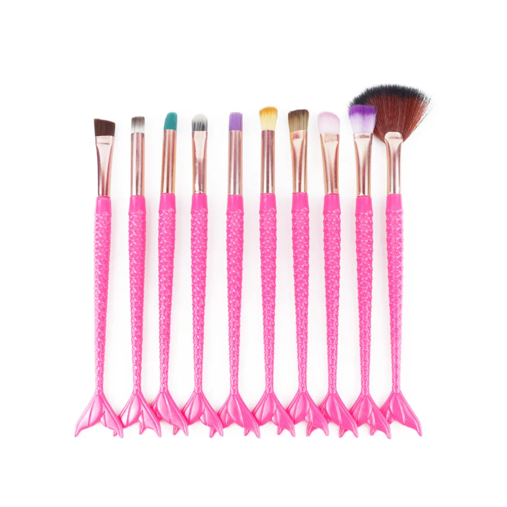 [BRUSH-021] Set de brochas diseño de sirena (1 pieza)