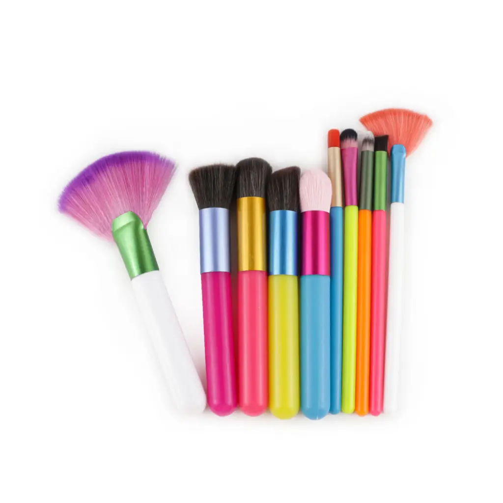 [BRUSH-022] Set de brochas kabuki multicolor (1 pieza)