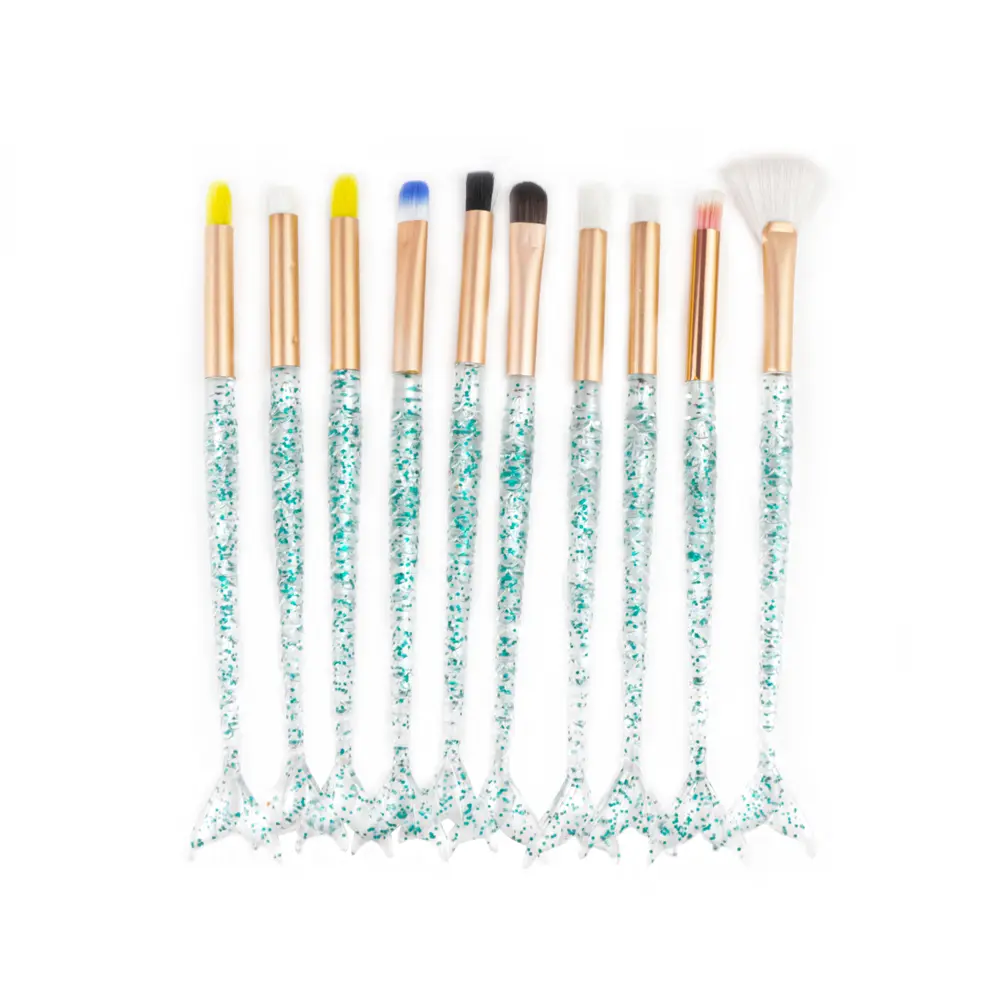 [BRUSH-026] Set de brochas cola de sirena con agua (1 pieza)