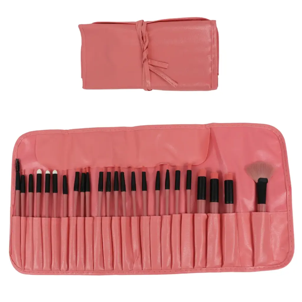 Estuche con 24 brochas variadas (1 pieza)