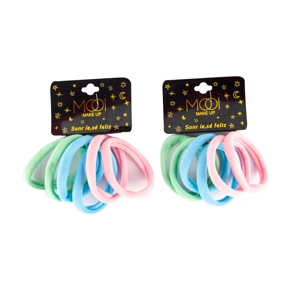 [75053-MF] Liga de licra 5.5 cm en colores variados (12 piezas)