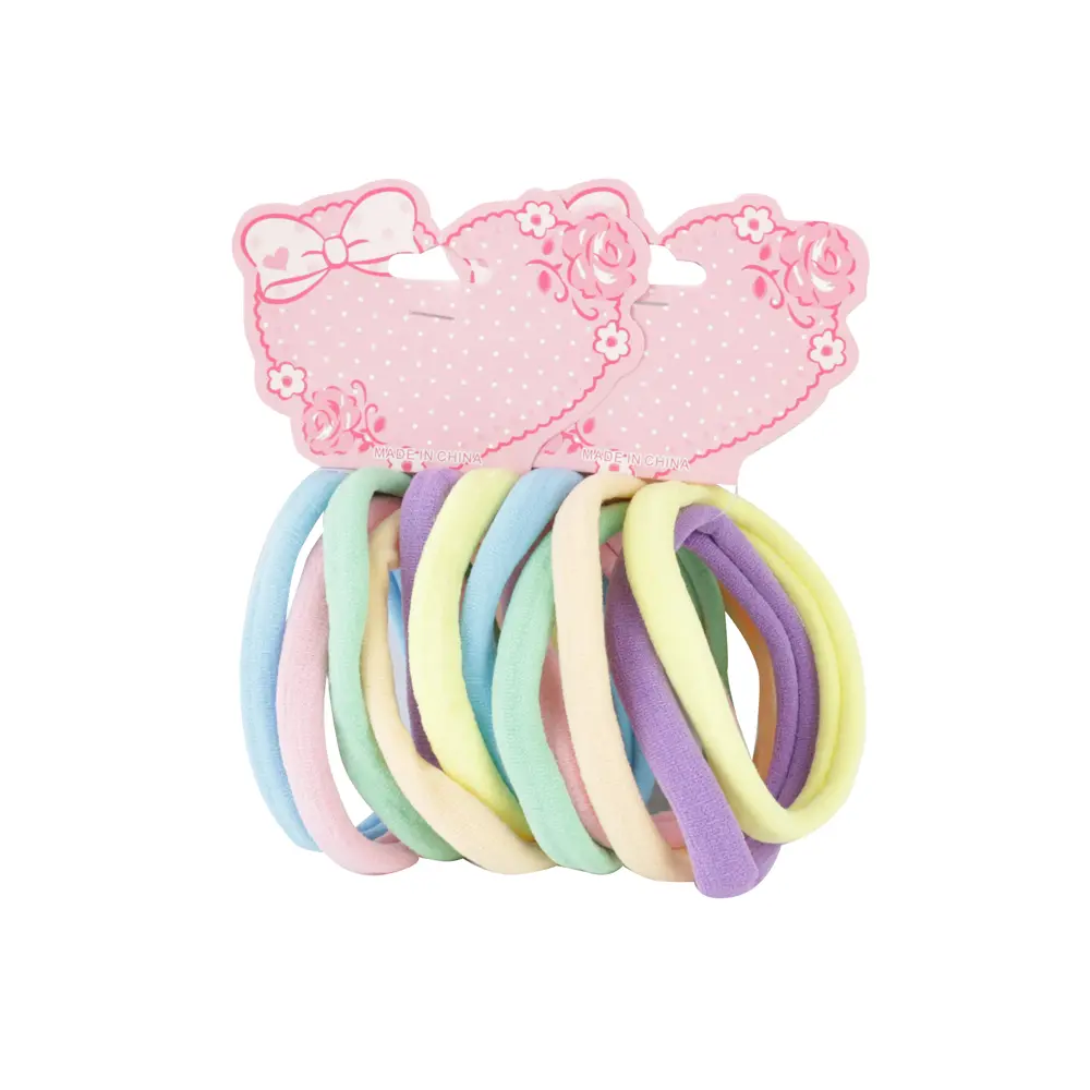 Liga de licra 9.5 cm colores modernos (12 piezas)
