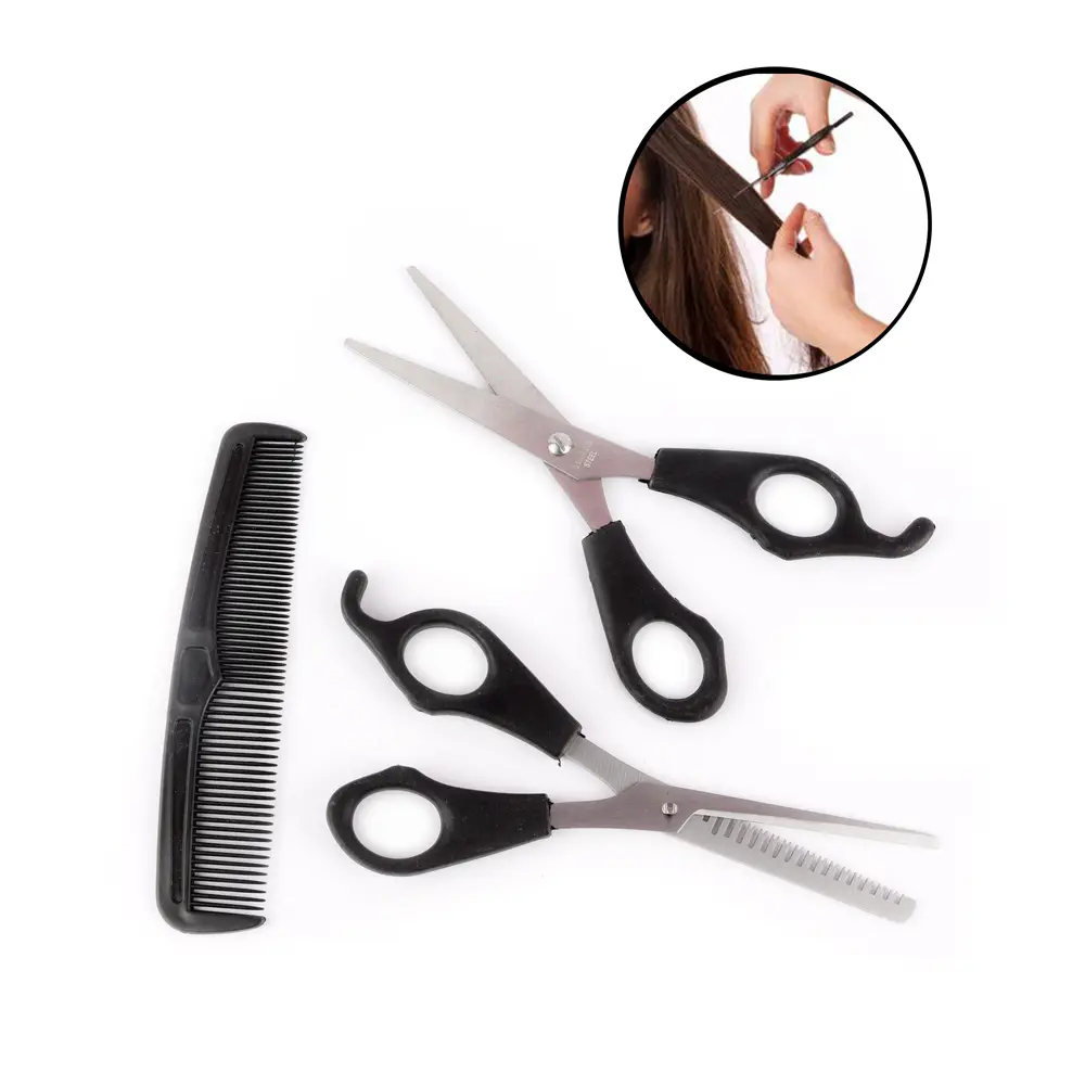 Set de tijeras y peines (12 piezas)