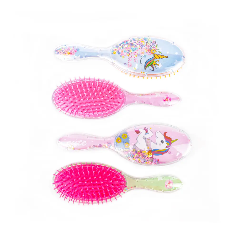 [CEP-07] Cepillo para cabello con diseño de unicornios (12 piezas)