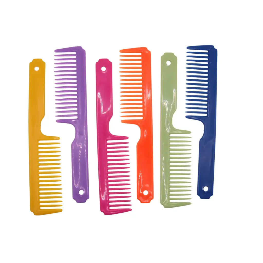 Juego de peines de colores variados (12 piezas)