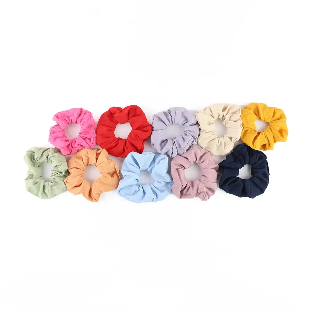 [FABRIC-HB5] Donas de tela para cabello (12 piezas)