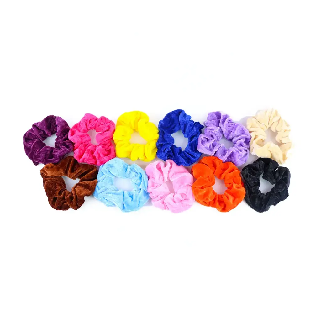 [FABRIC-HB7] Donas de poliéster para cabello (12 piezas)