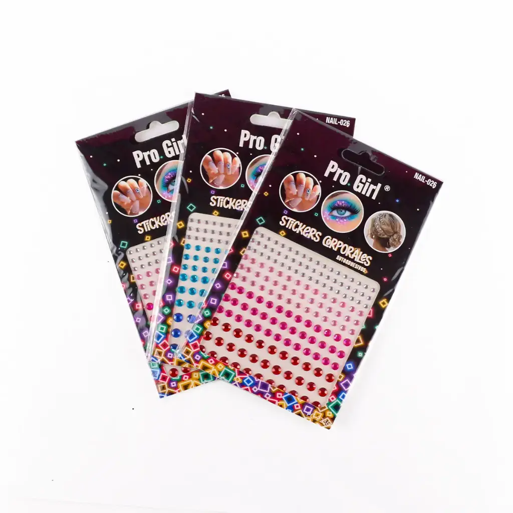 Piedras decorativas ProGirl, variedad de modelos (12 piezas)