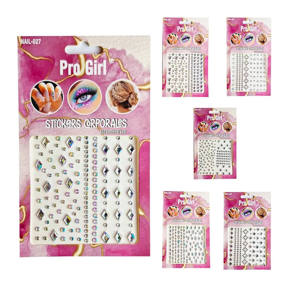 [NAIL-027] Piedras decorativas ProGirl, diseño elegante (12 piezas)