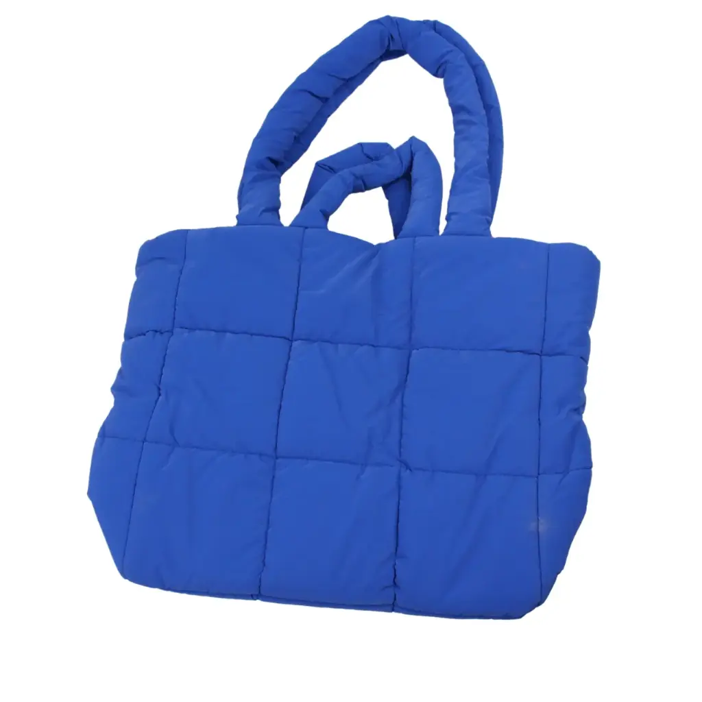 Bolsa acolchada color azul, compacta y práctica (1 pieza)