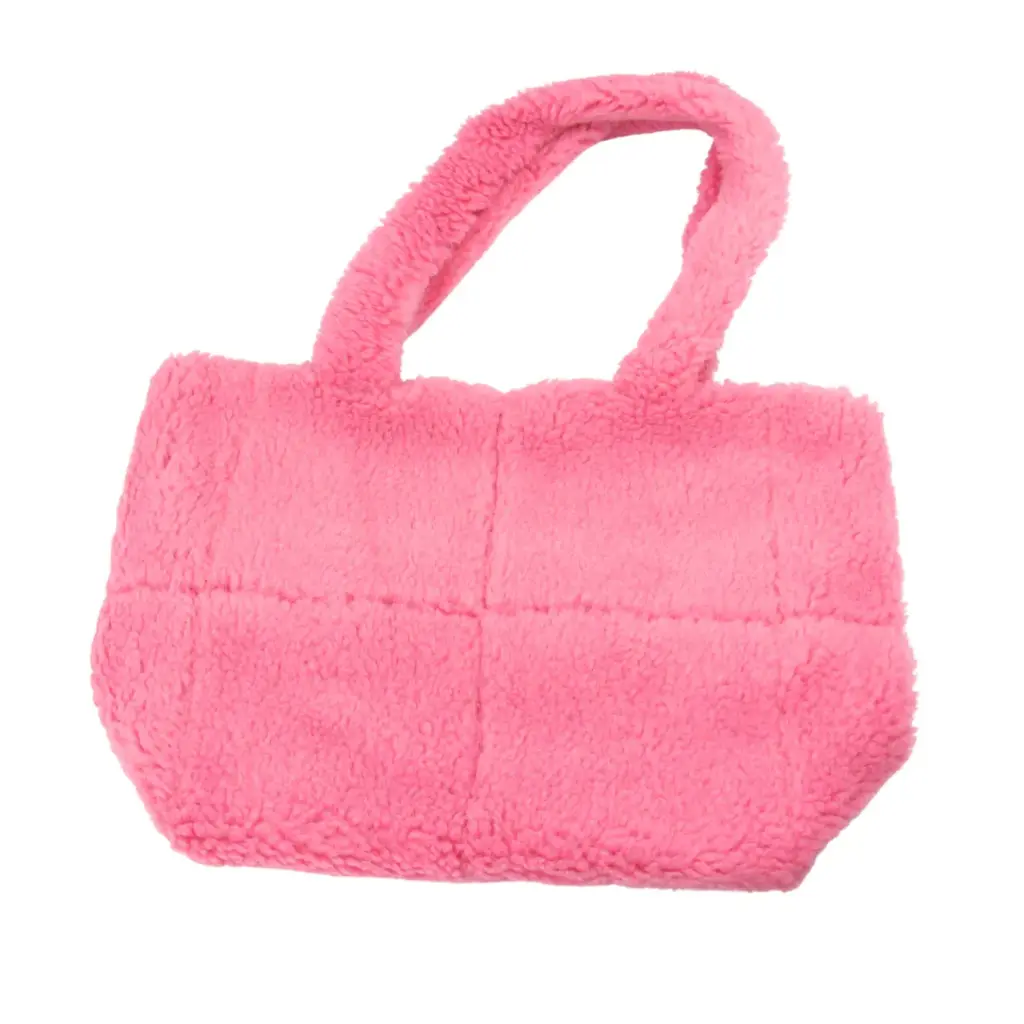 Bolsa de peluche rosa, diseño delicado (1 pieza)