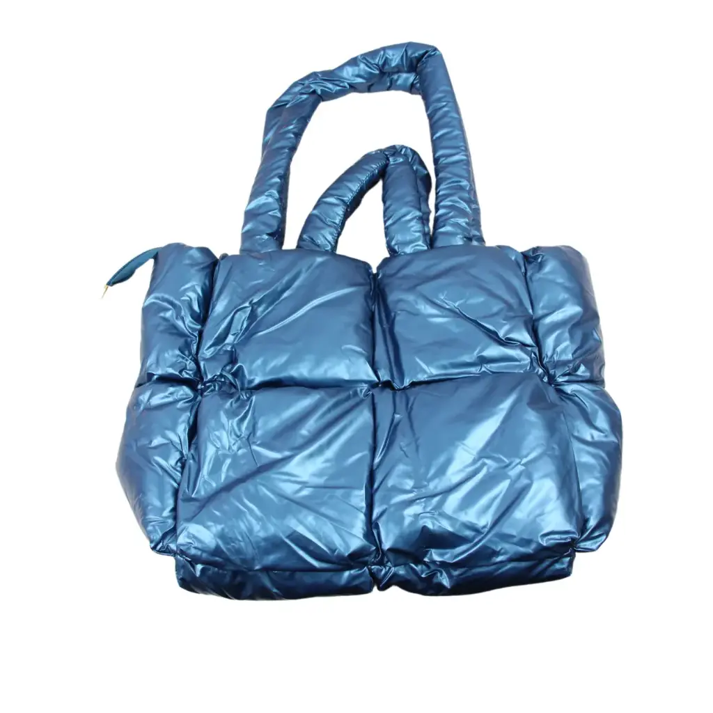 Bolsa metálica color azul para múltiples usos (1 pieza)