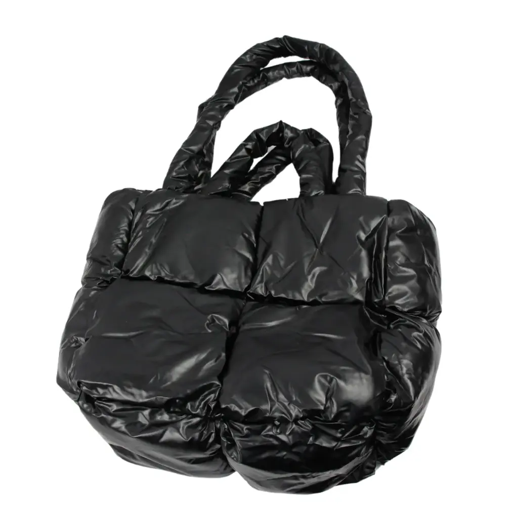 Bolsa metálica negra con diseño clásico (1 pieza)