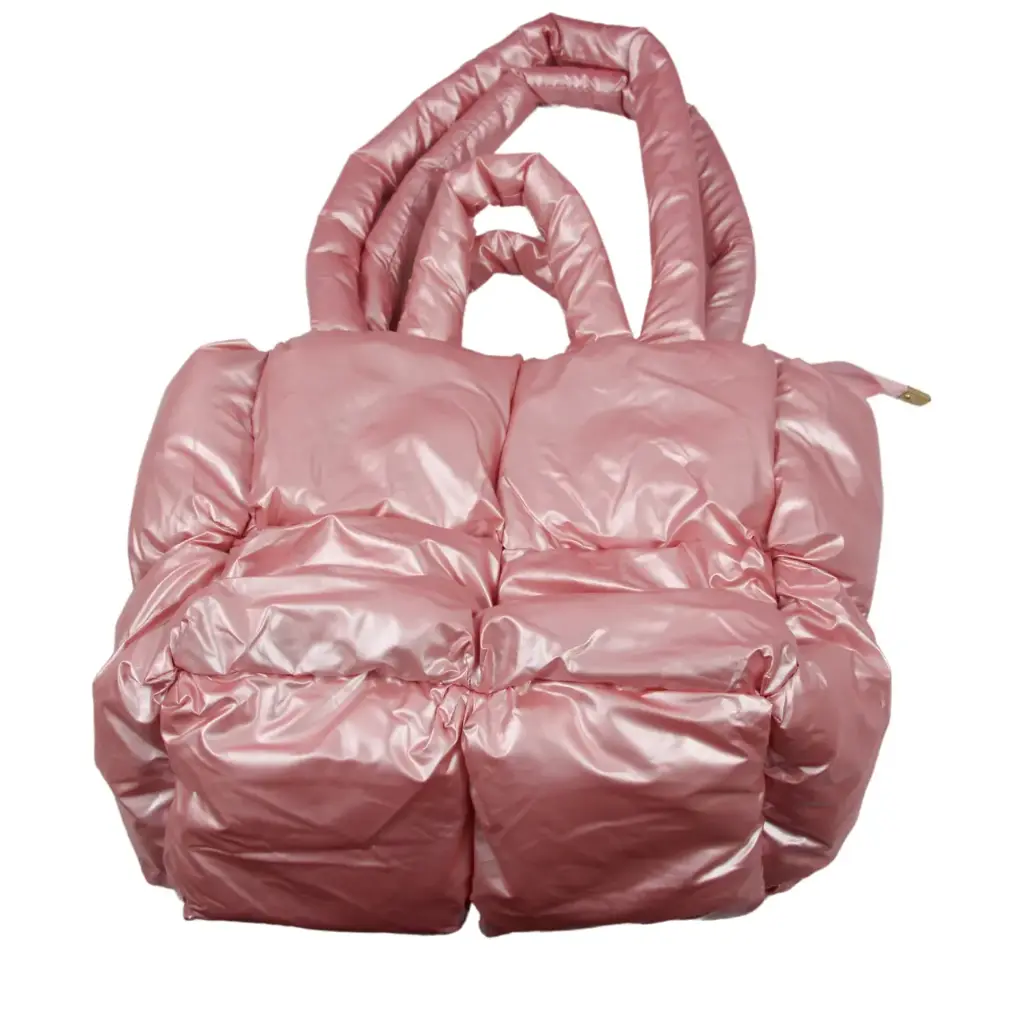 Bolsa metálica rosa, ideal para regalos (1 pieza)