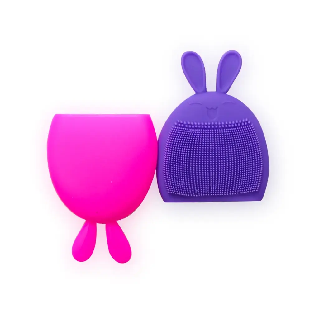 [PG-2216] Limpiador facial de silicón forma de conejo (12 piezas)