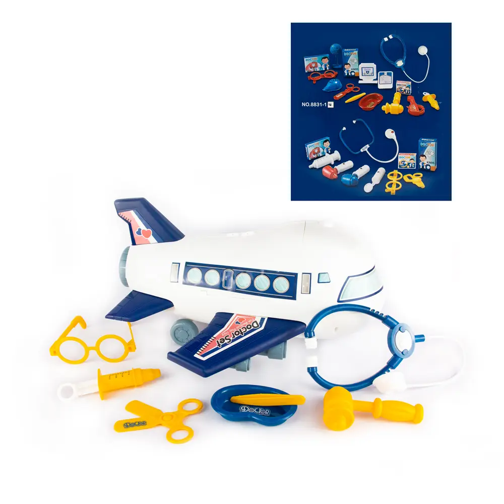 Avión didáctico educativo con diseño de doctor (1 pieza)