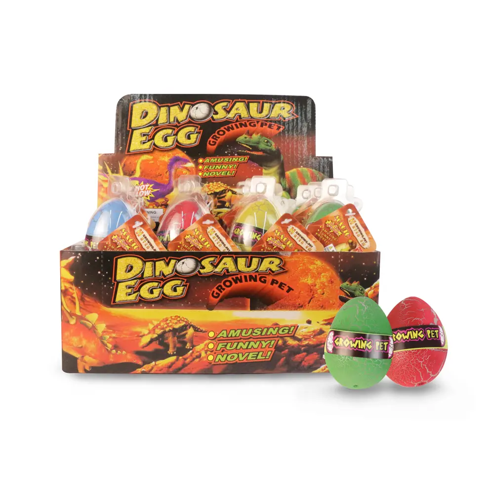 Mini huevos dinosaurio de agua, colección variada (12 piezas)