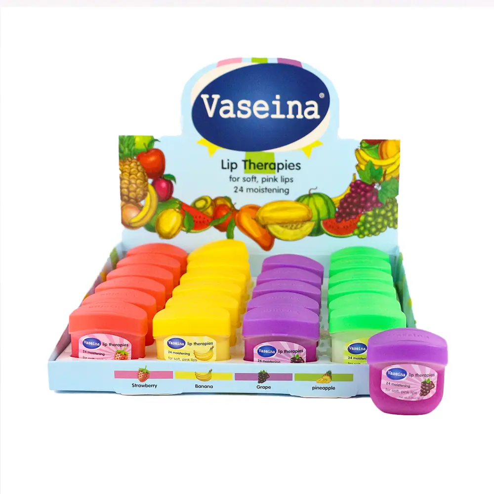 [BALM-08] Bálsamo hidratante con aroma de frutas (24 piezas)