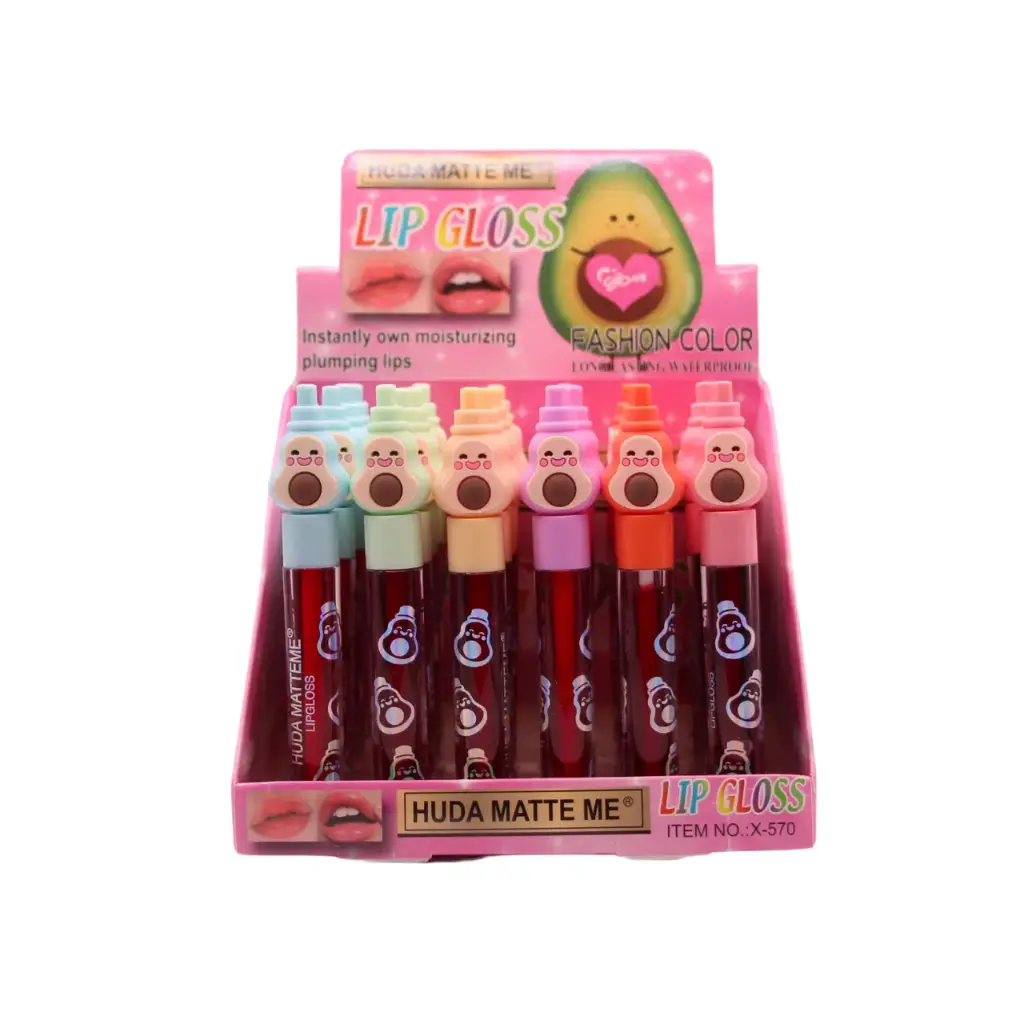 [X-570] Tinta para labios diseño de aguacate (24 piezas)