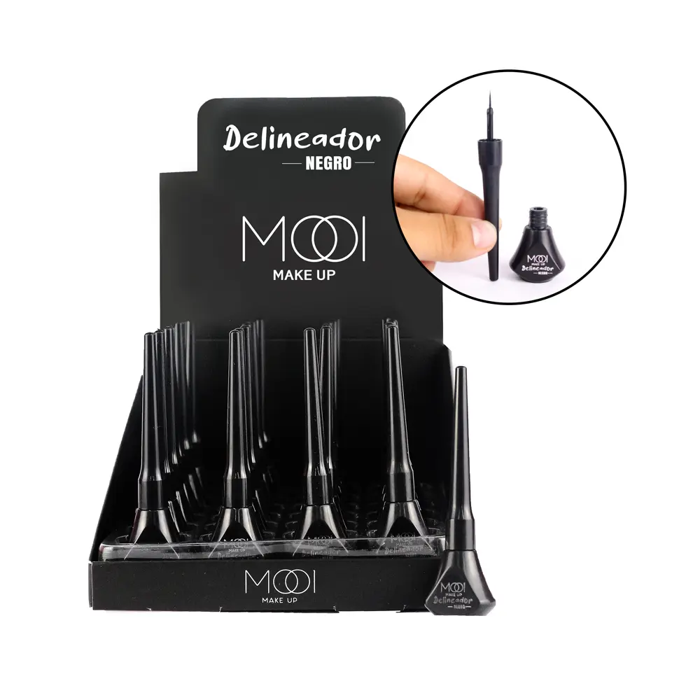 [75021] Delineador de tintero negro (24 piezas)