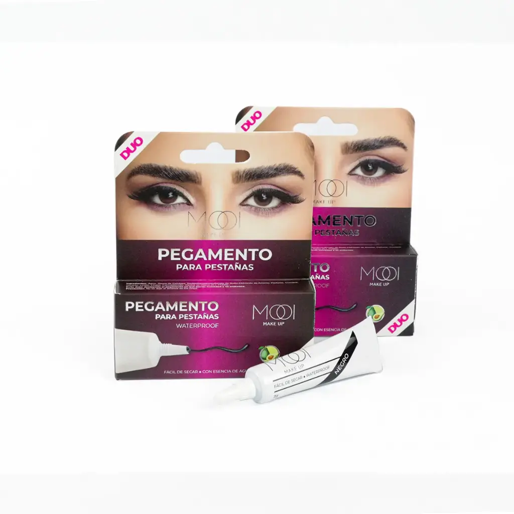 [75032] Pegamento para pestañas color negro, larga duración (12 piezas)