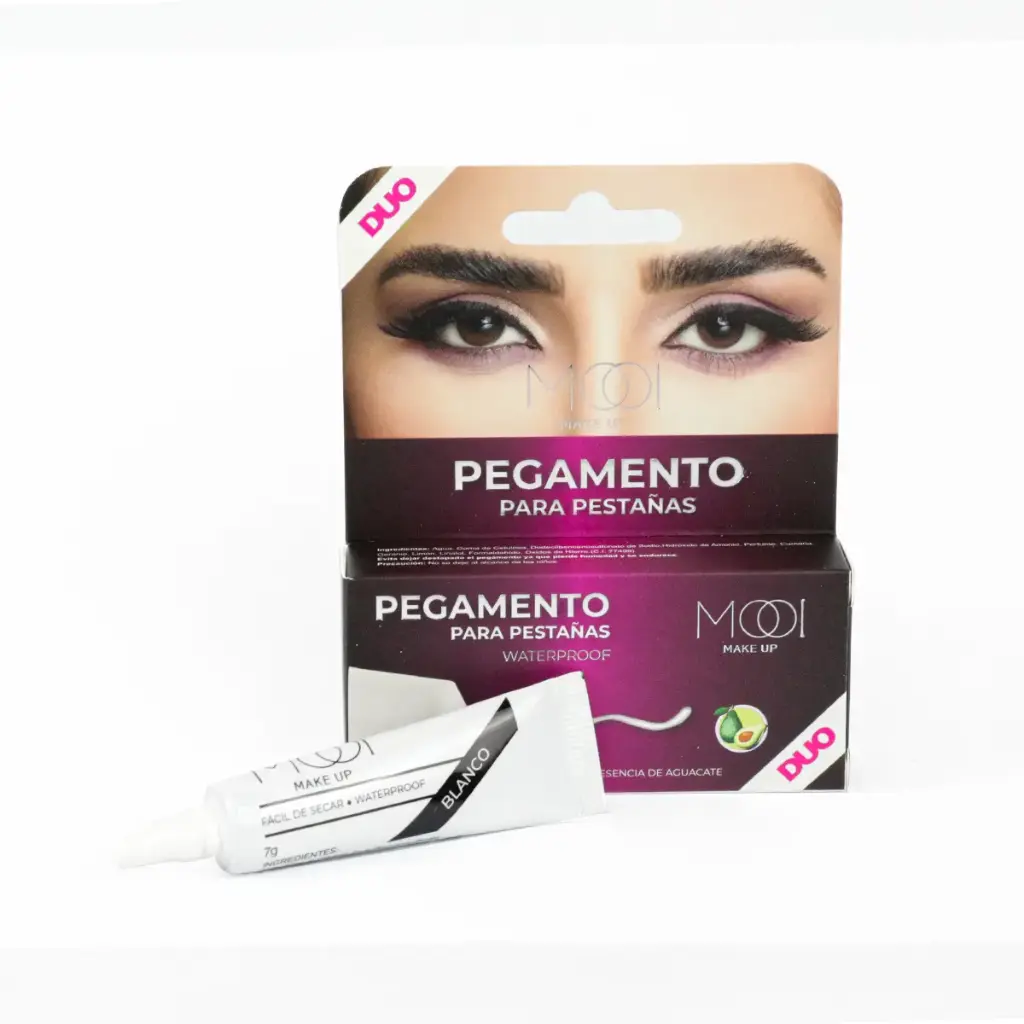 [75033] Pegamento para pestañas color blanco, alta fijación (12 piezas)