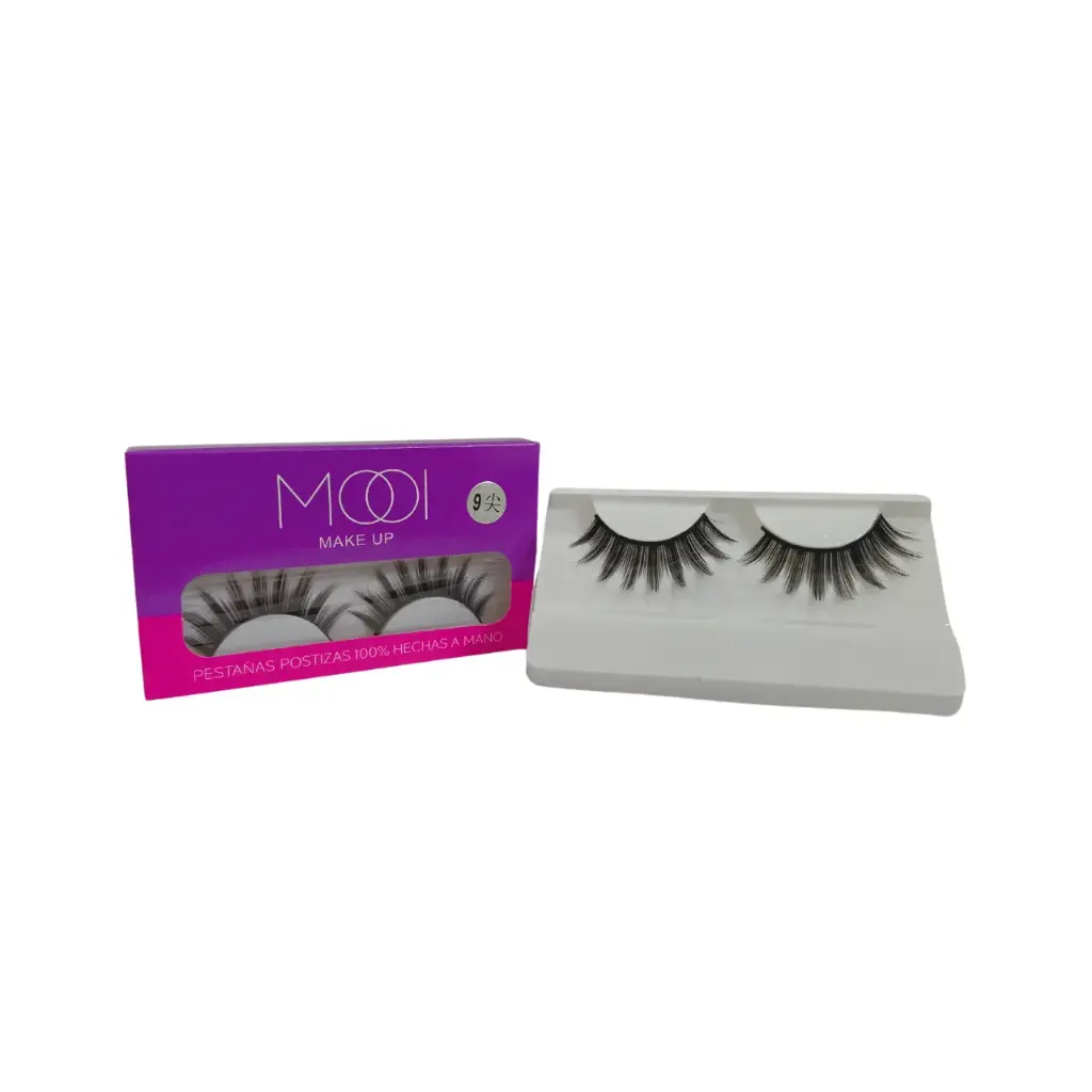 [75036-A15] Pestañas 100% hechas a mano, material duradero (12 piezas)
