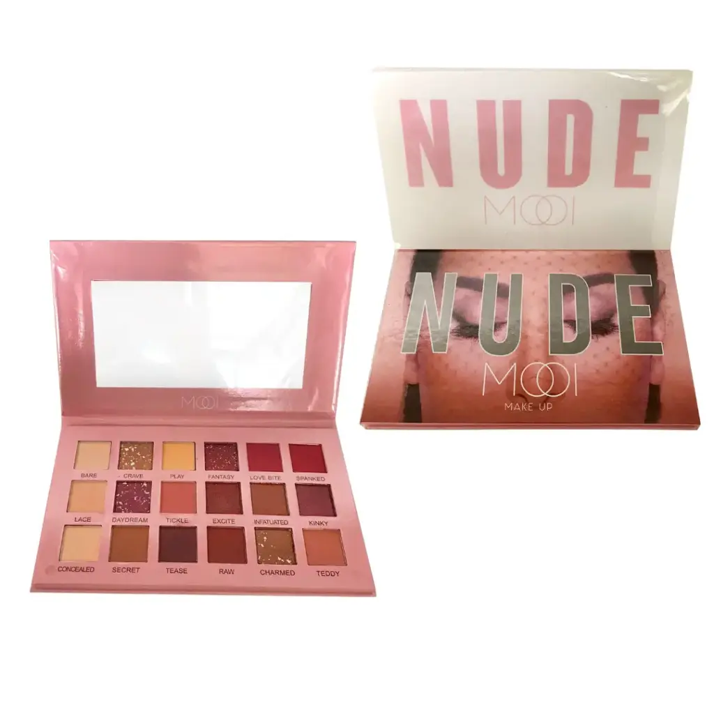 Sombras con 18 tonos nude (1 pieza)
