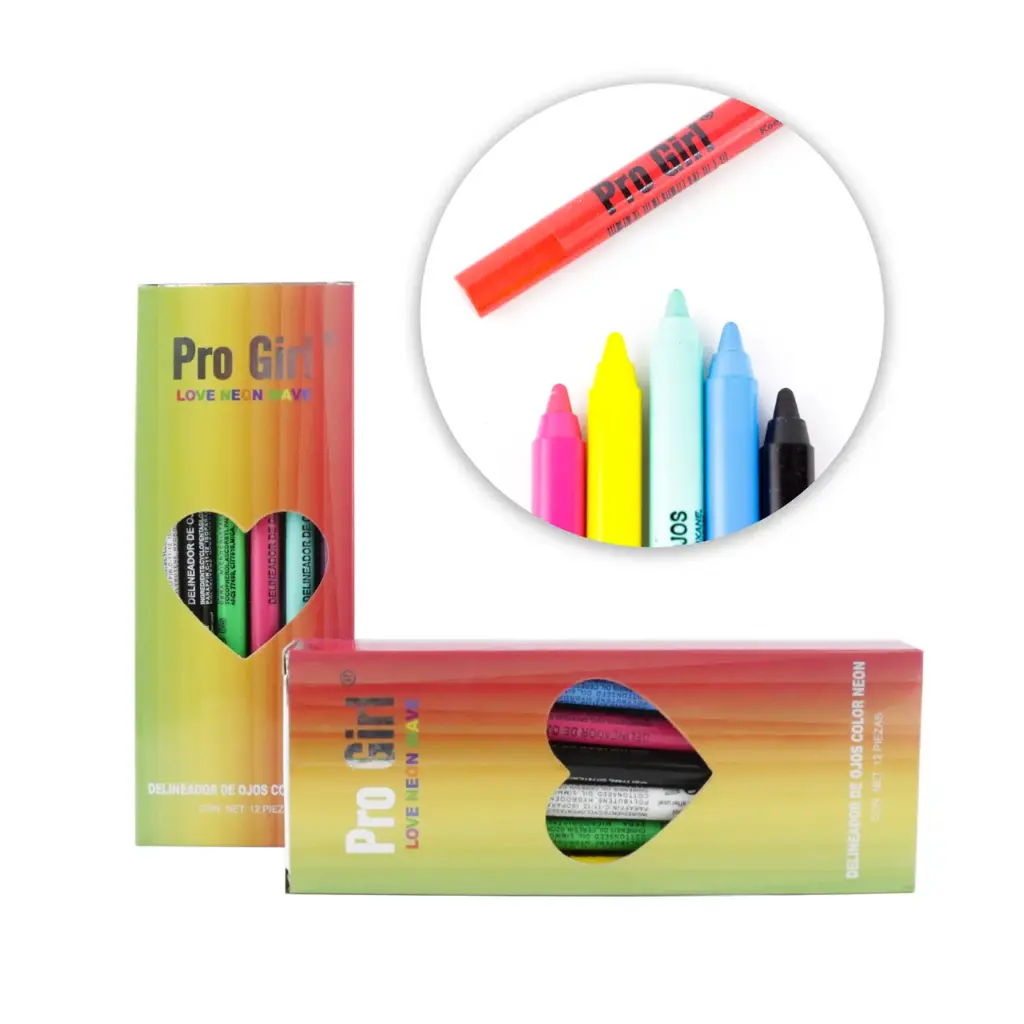 [PG-2210] Delineador de cera en colores variados (12 piezas)