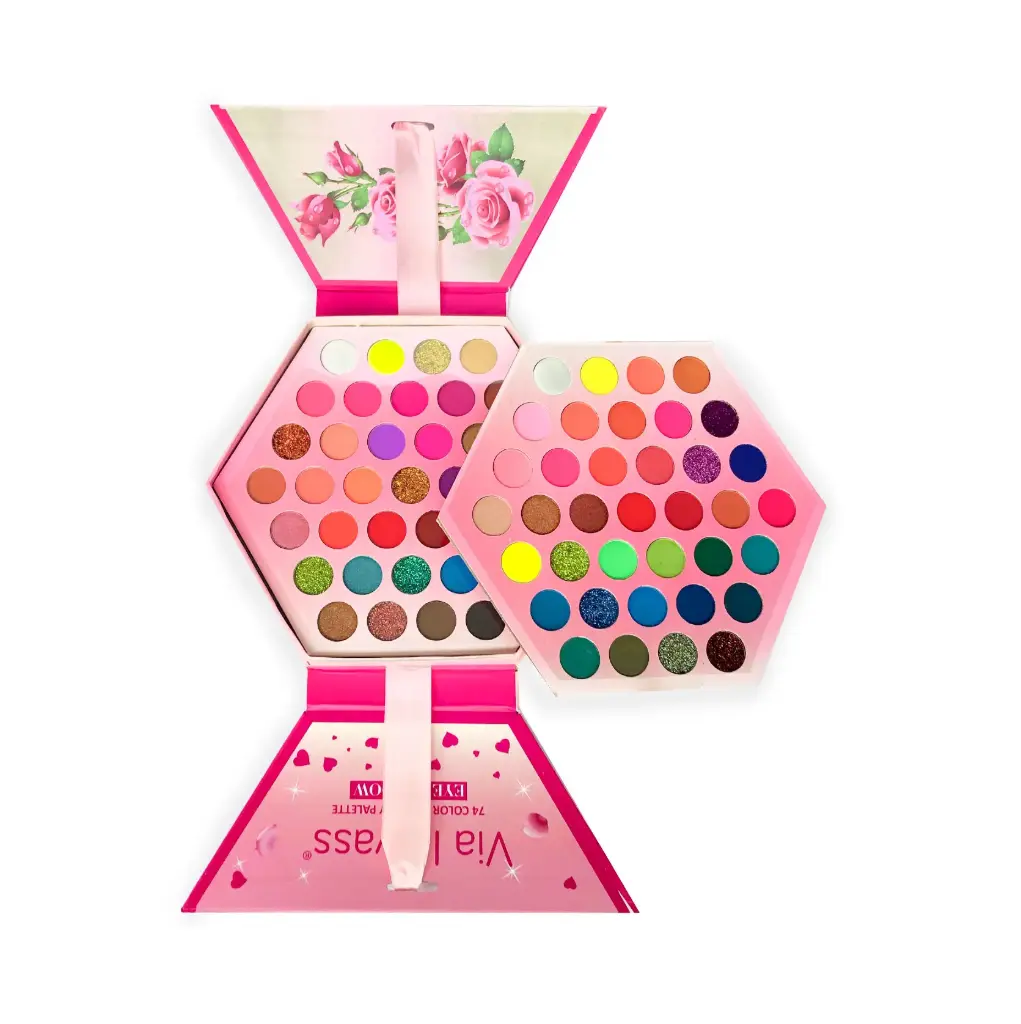 [VL-DOUBLE-74] Paleta de sombras diseño hexagonal (1 pieza)