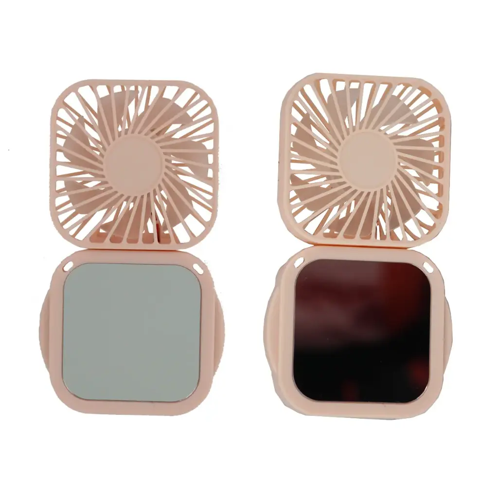 Espejo mini con ventilador para maquillaje (1 pieza)
