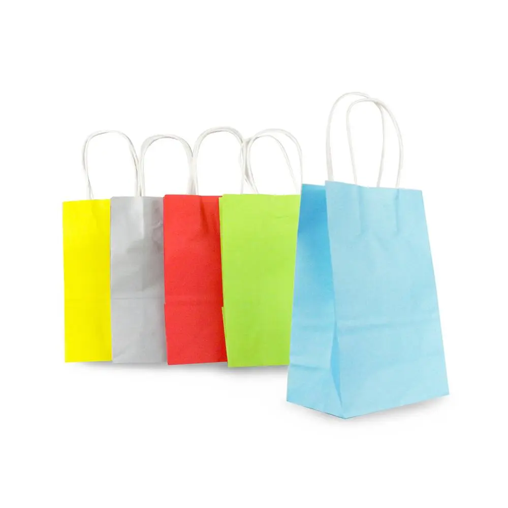 Bolsa de regalo lisa y resistente (12 piezas)