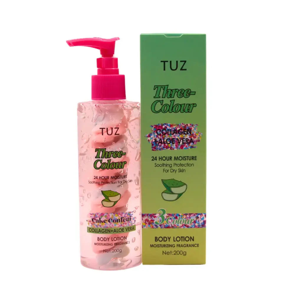 [TUZ-0771-2] Loción corporal hidratante con extracto de aloe vera (12 piezas)