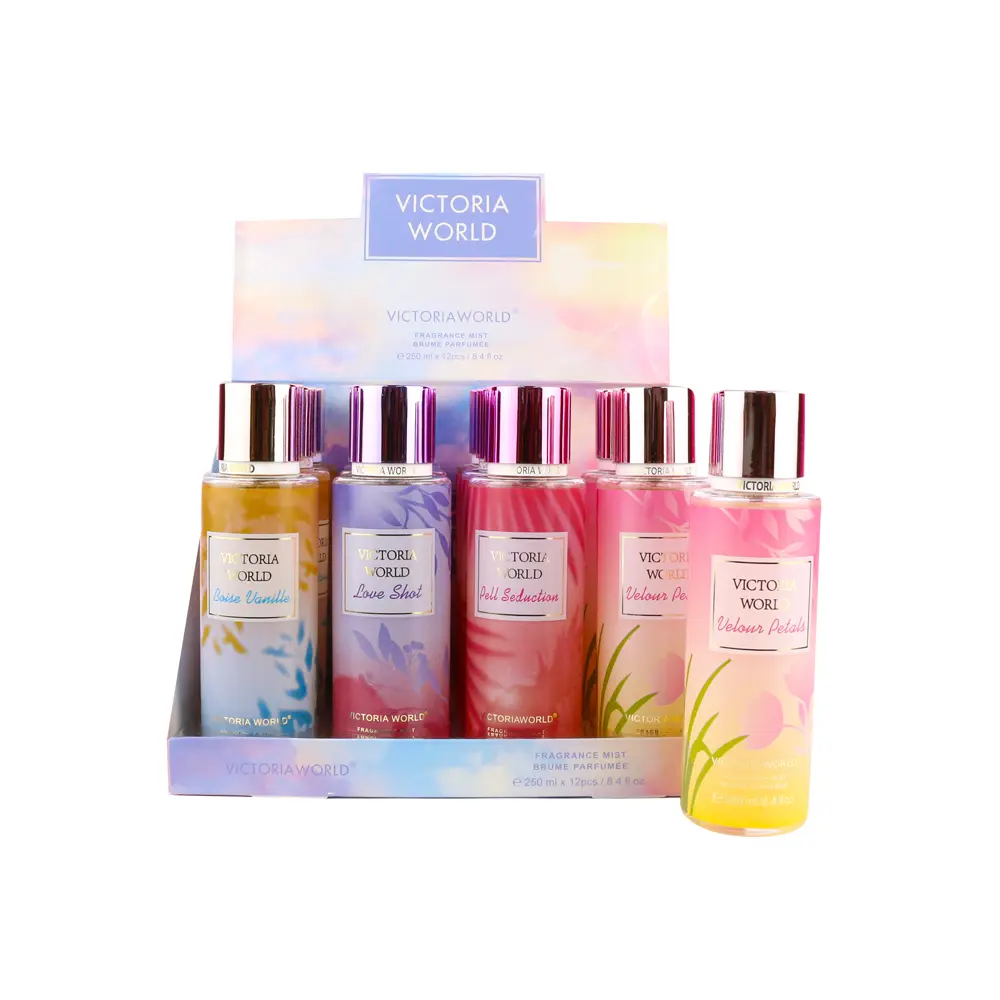 [VW-17] Perfume de 250 ml, notas sensuales (12 piezas)