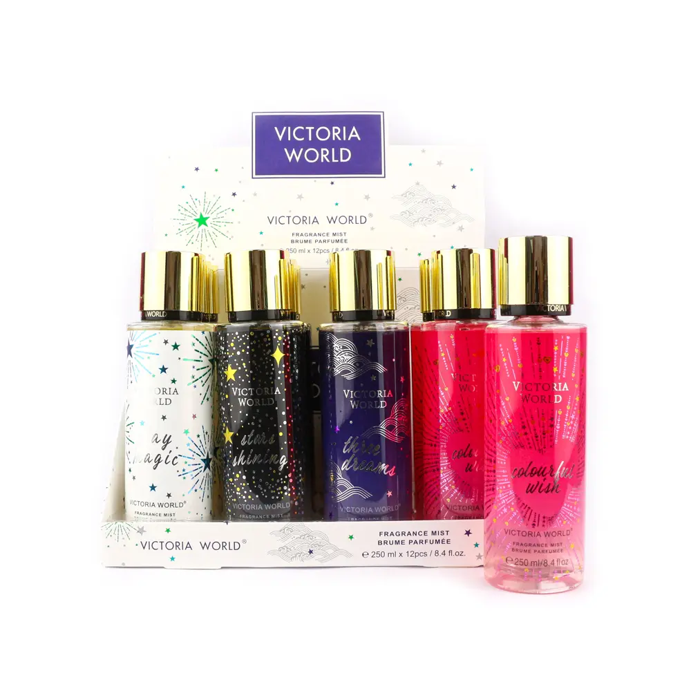 [VW-18] Perfume de 250 ml, aroma intenso (12 piezas)