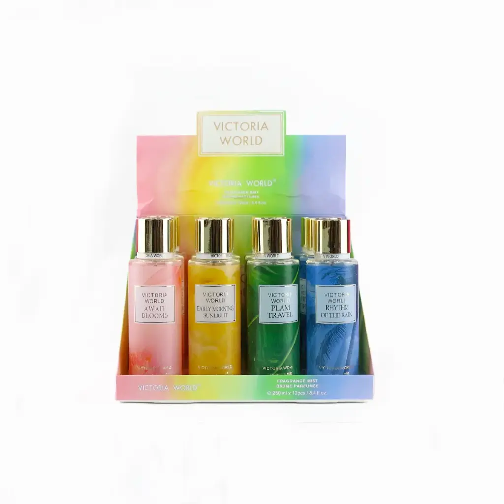 [VW-19] Perfume de 250 ml, frescor prolongado (12 piezas)