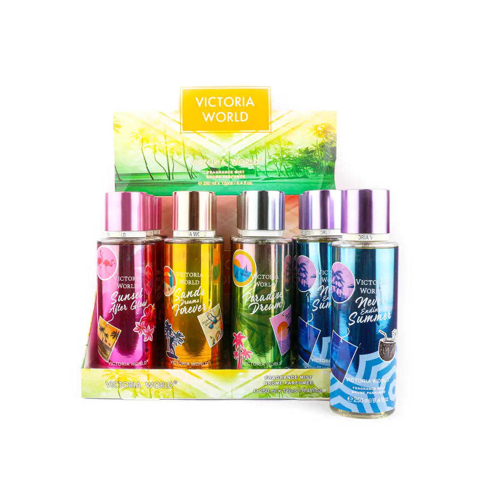 [VW-41] Perfume de 250 ml, fragancia duradera (12 piezas)