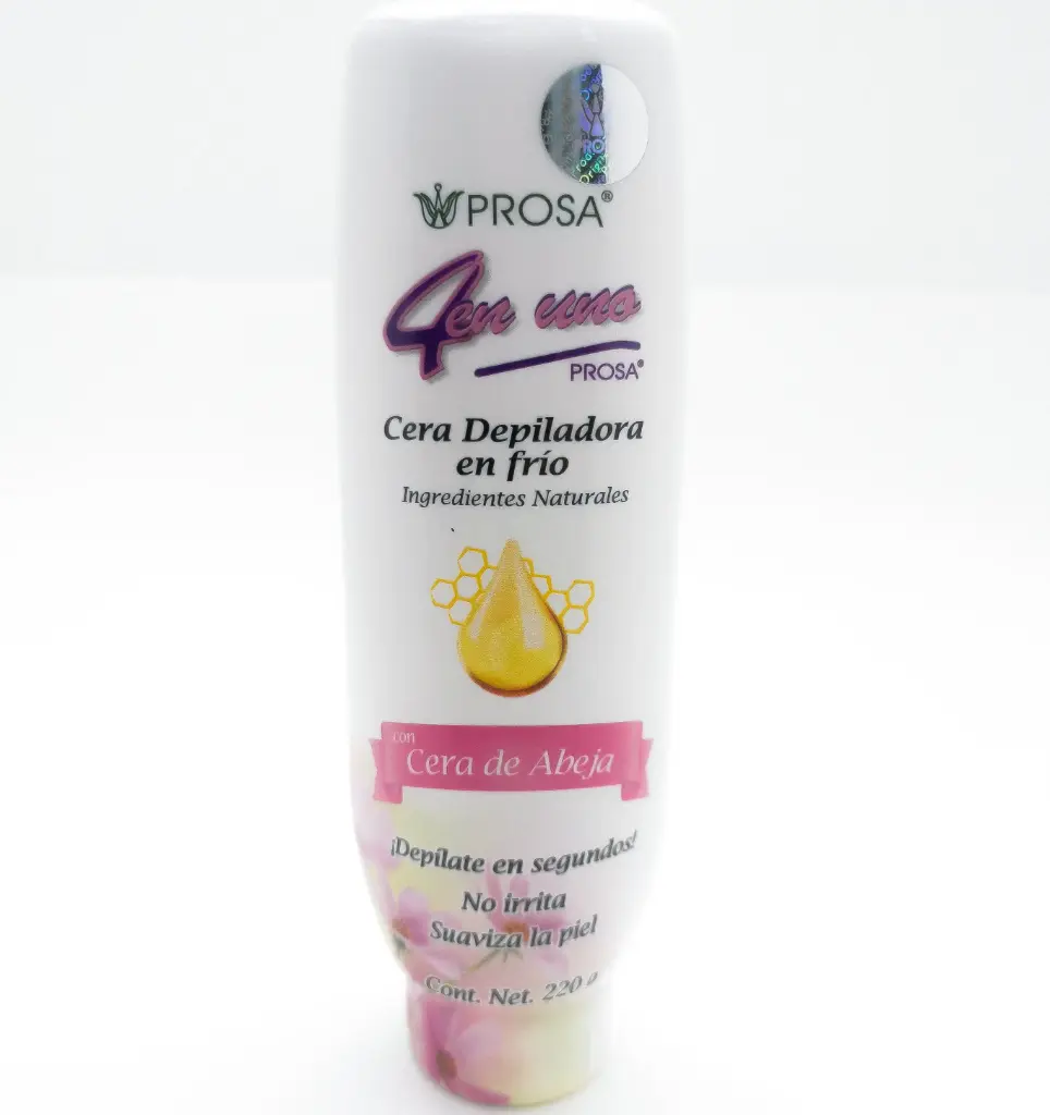 Cera depiladora en frío 4 en 1, fórmula prosa (1 pieza)