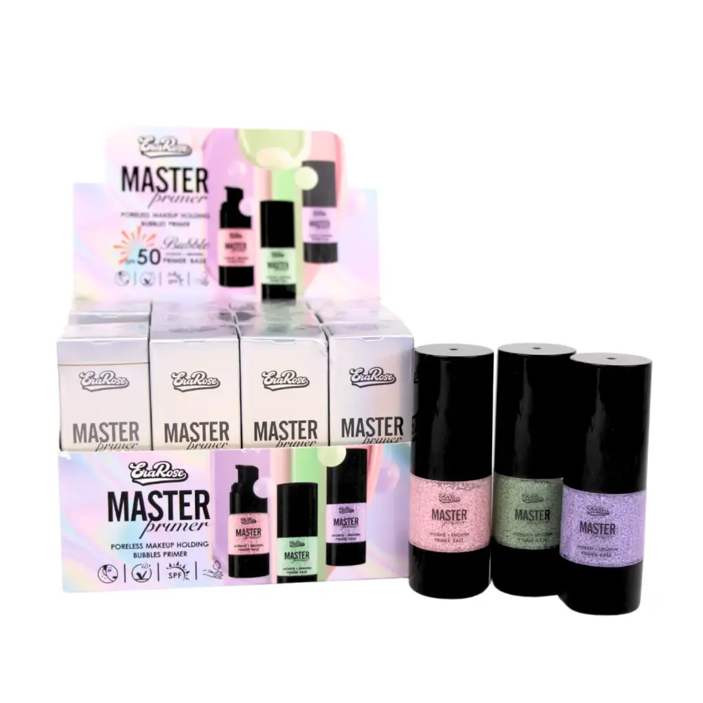 [ENSORE-8088] Burbujas de primer en variedad de colores (12 piezas)