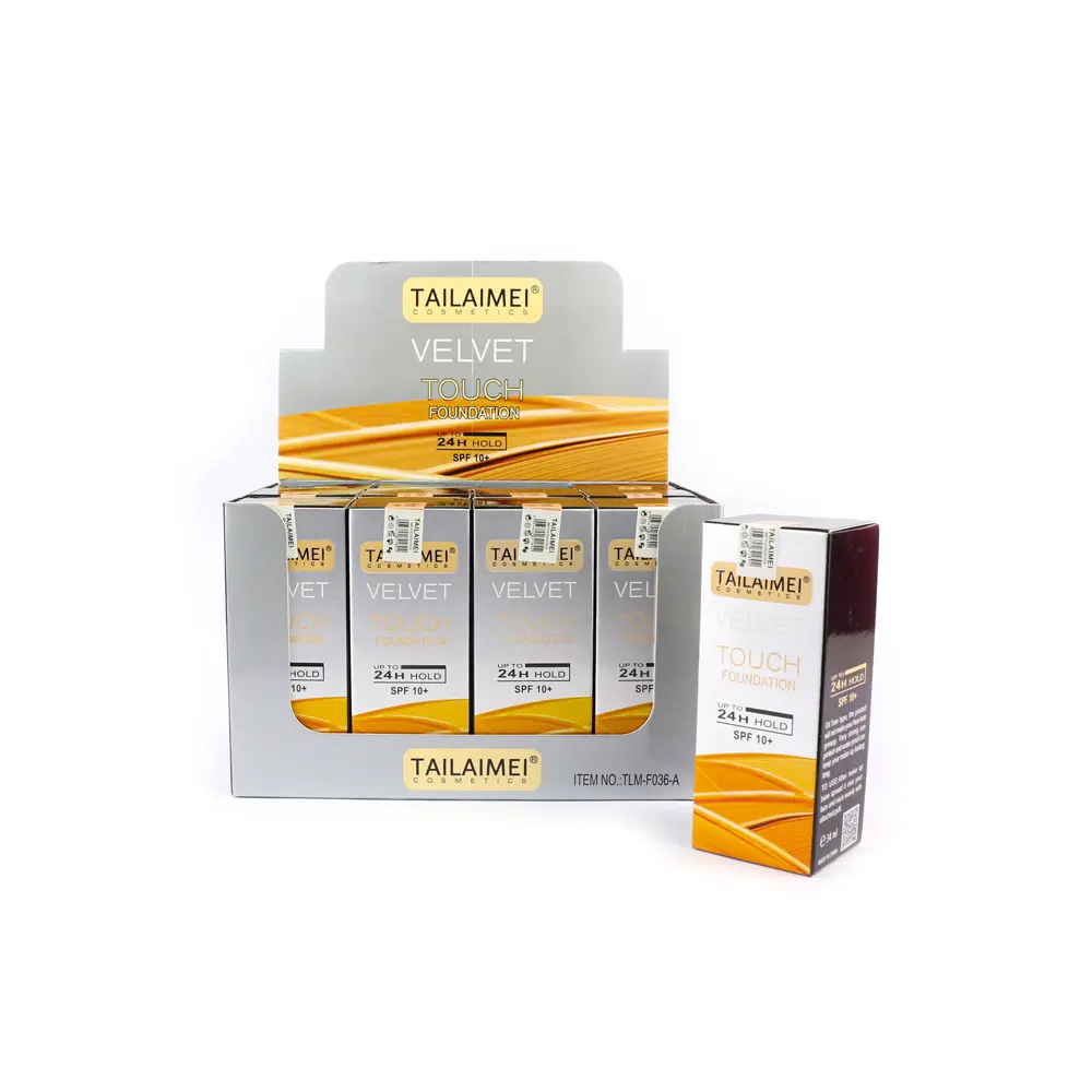 Base de maquillaje tailamei de cobertura media (12 piezas)