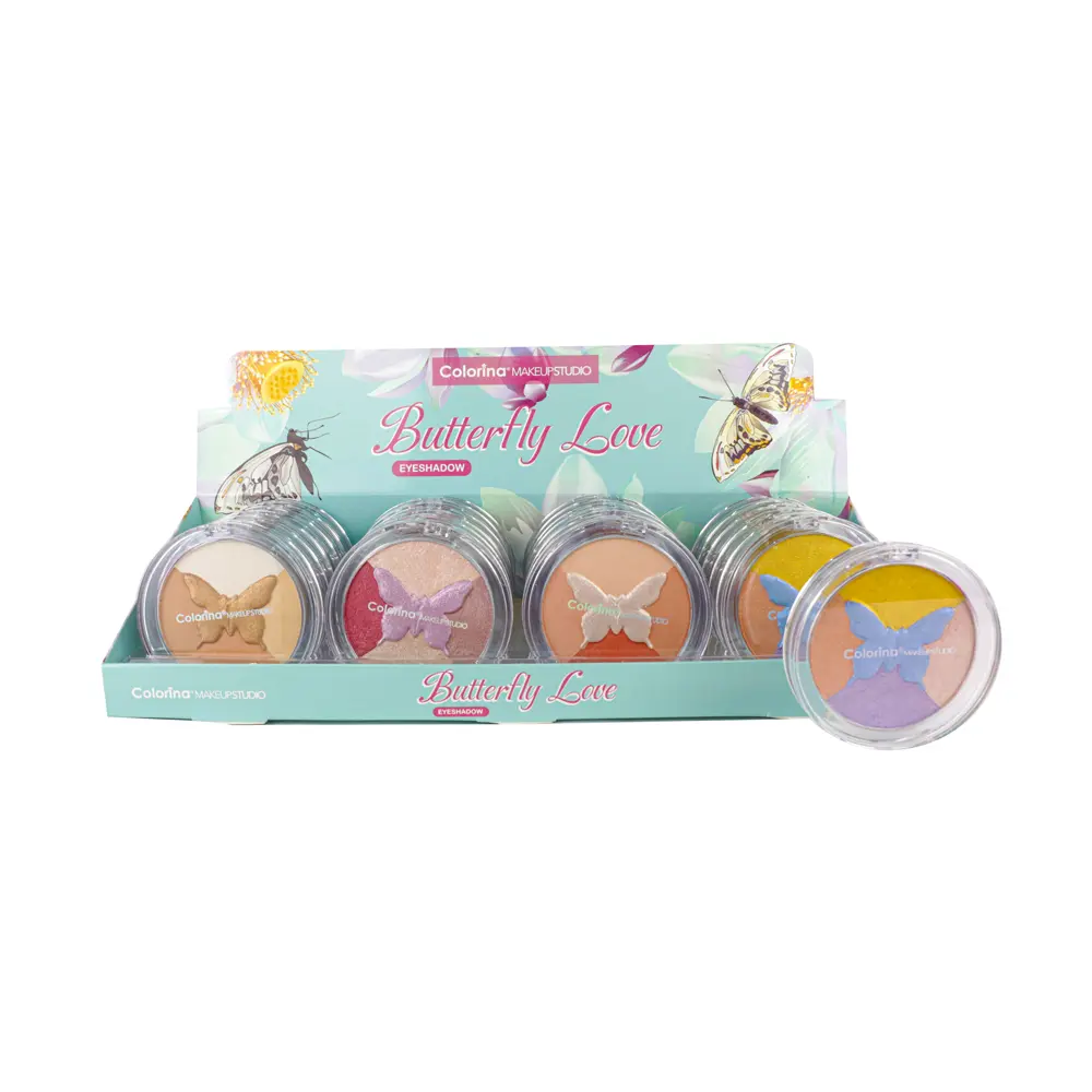 Set de iluminadores individuales diseño de mariposa (24 piezas)
