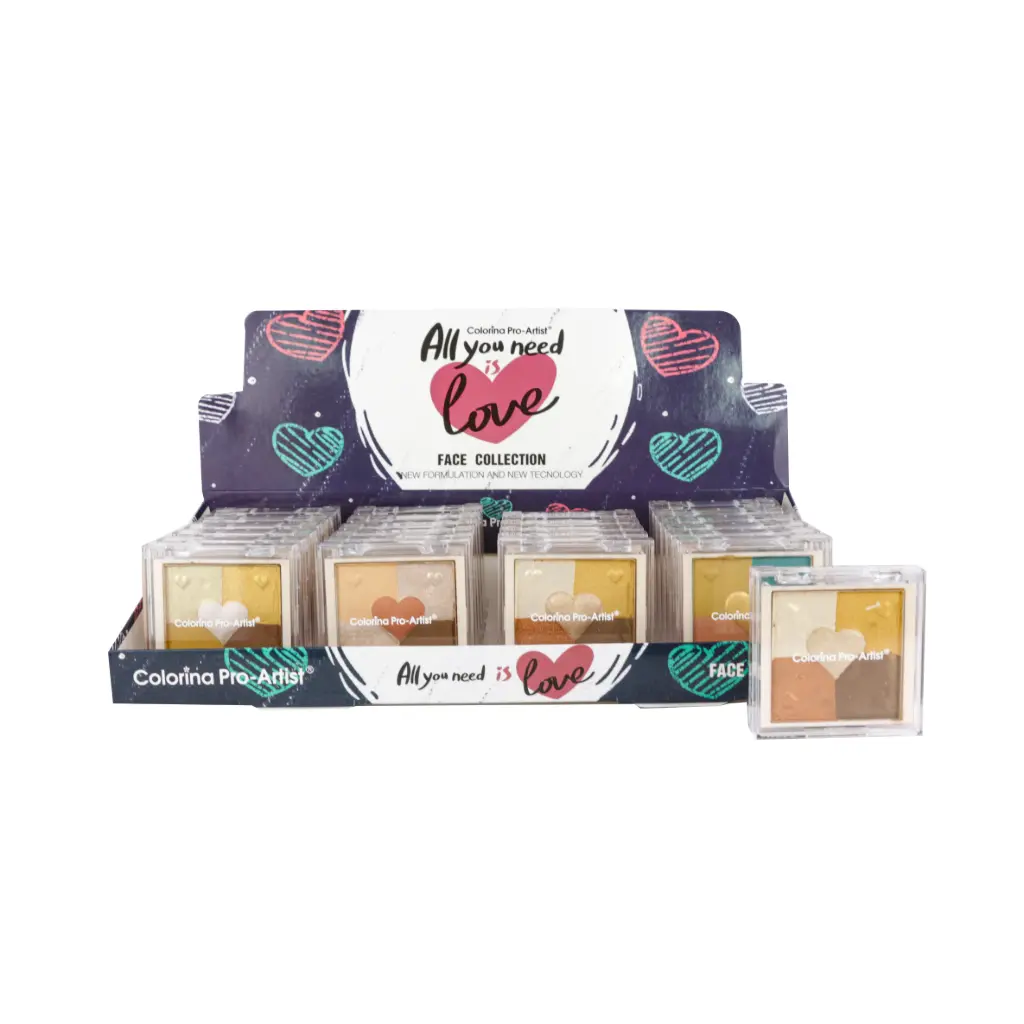 [ILUM-03] Set de iluminadores individuales diseño de corazón (24 piezas)