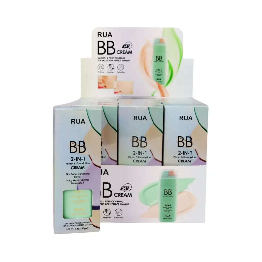 Pre base y base de maquillaje 2 en 1 (12 piezas)