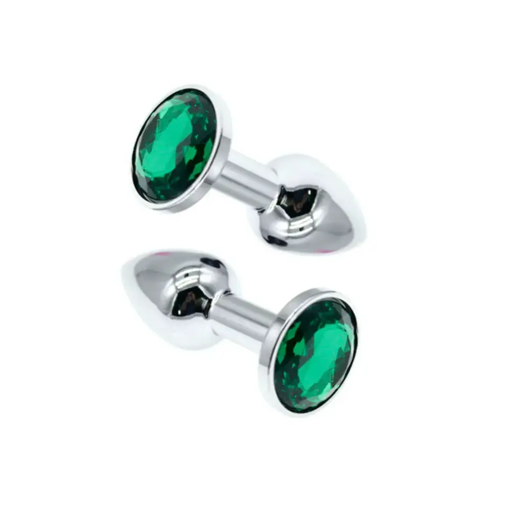 [SEX-05-L] Plug grande de metal diseño diamante (1 pieza)