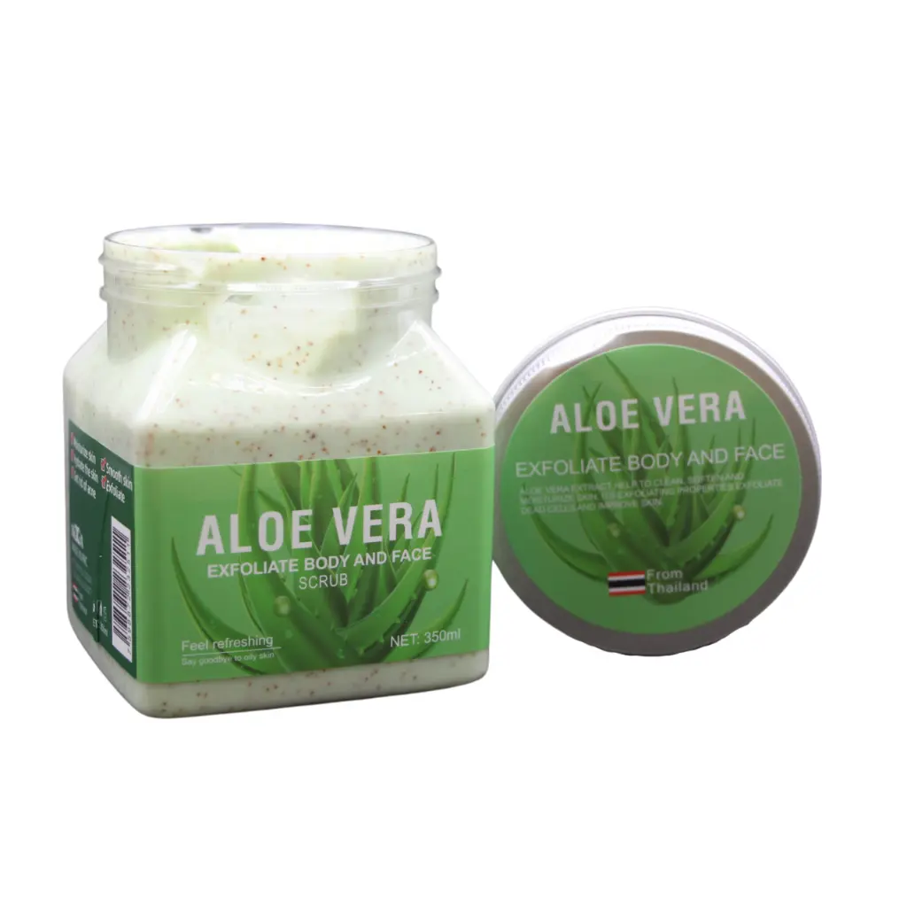 Exfoliante facial y corporal con aloe vera (3 piezas)