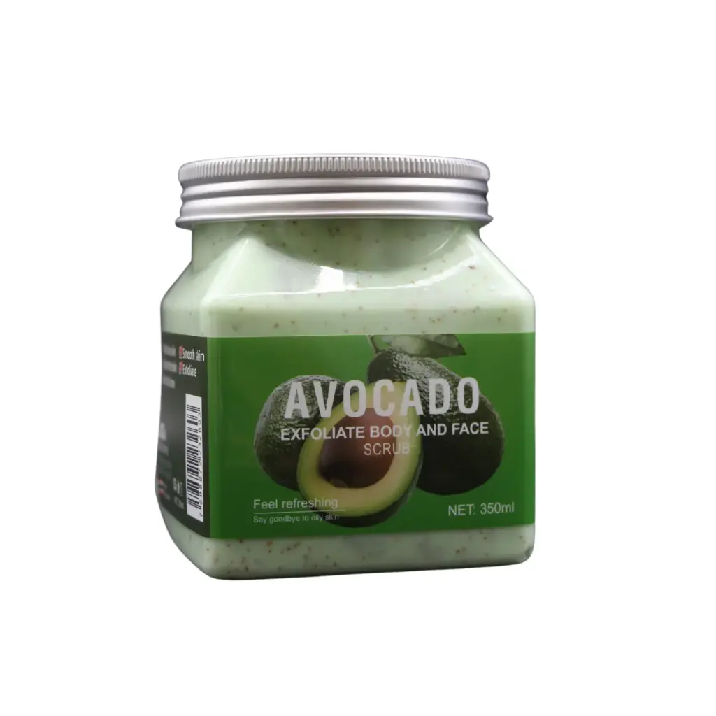 [223260] Exfoliante facial y corporal con extracto de aguacate (3 piezas)