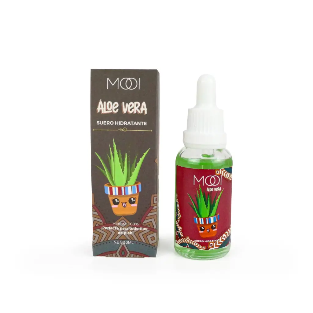 [7501123] Suero facial hidratante con aloe vera (10 piezas)